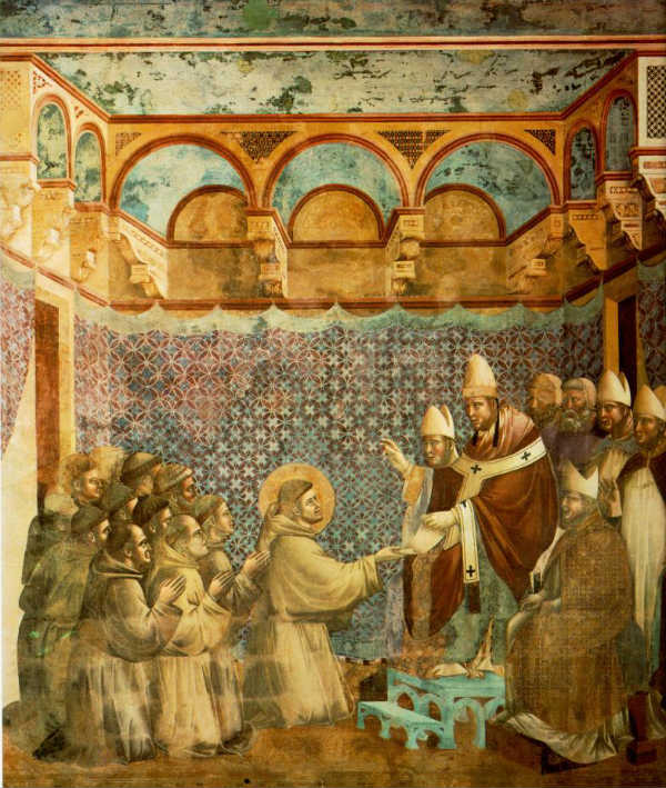 Giotto_-_Legend_of_St_Francis_-_-07-_-_Confirmation_of_the_Rule2